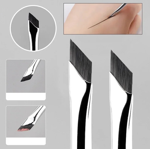 2pcs ultra thin eyeliner brush - 2pcs,